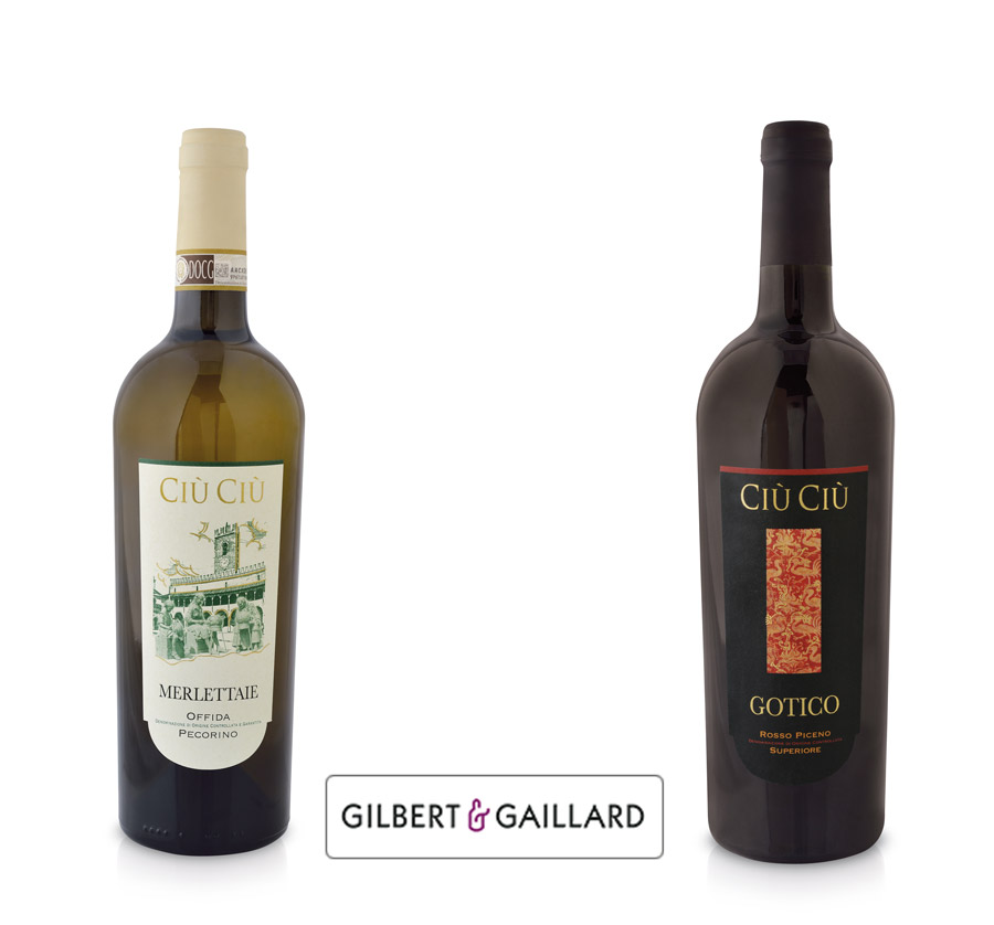 Gilbert & Gaillard has been awarded the gold medal two wines Ciù Ciù