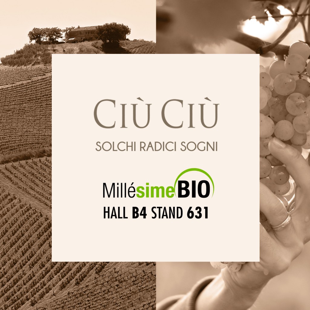 Ciù Ciù will be at Salon Millésime Bio