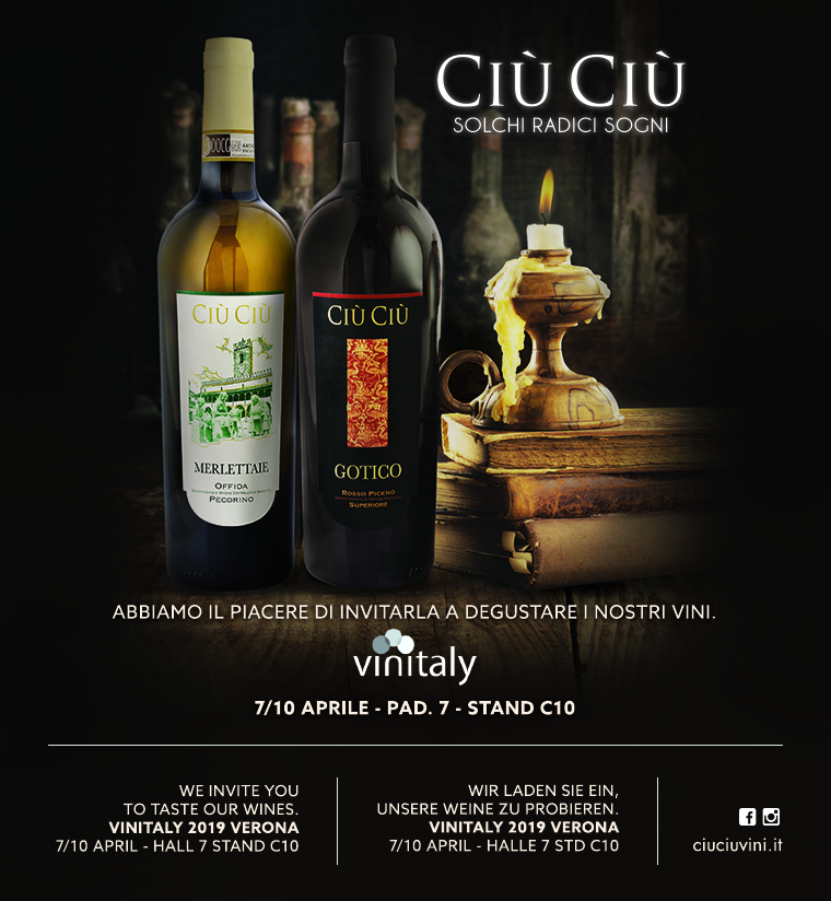 Vinitaly • Verona April 7-10, 2019