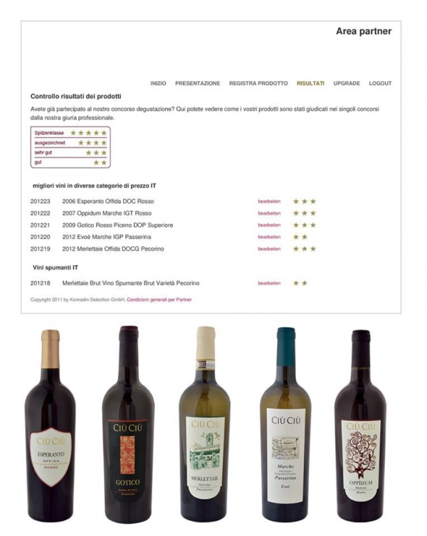 Our wines on the german magazine “Selection”