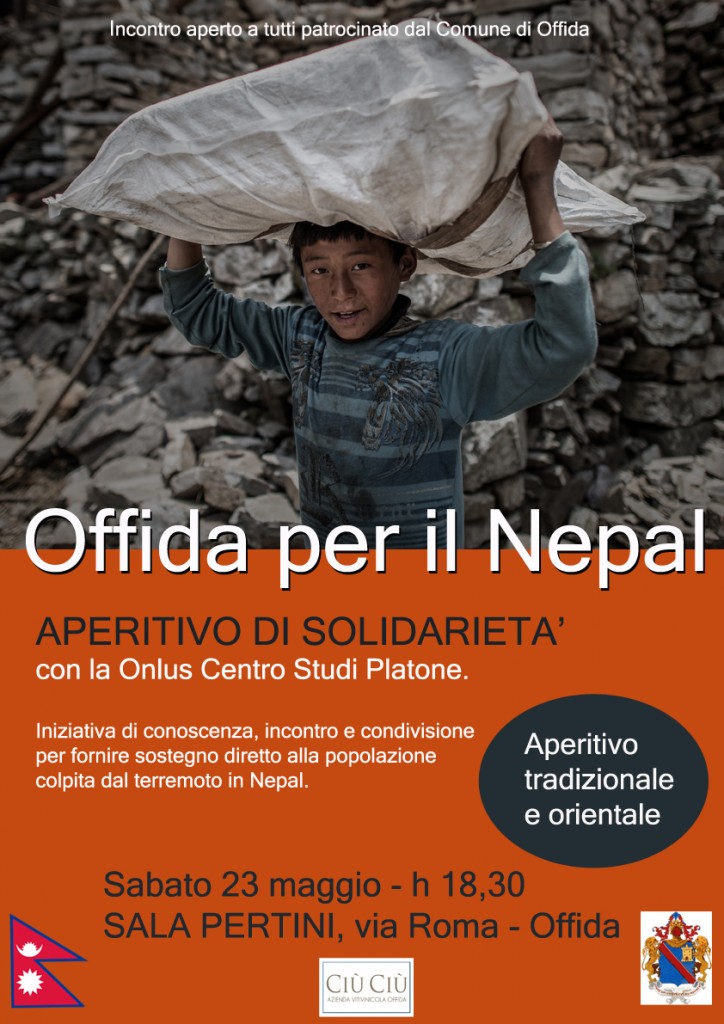 Ciù Ciù protagonista dell’aperitivo di Beneficenza in favore del Nepal